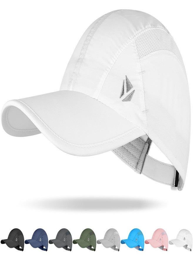 YANIKY Quick-Dry Running Hat for Men & Women Cooling Hat UPF 50+ Thin Baseball Cap Lightweight Breathable Mesh Sport Hats White - Image 1